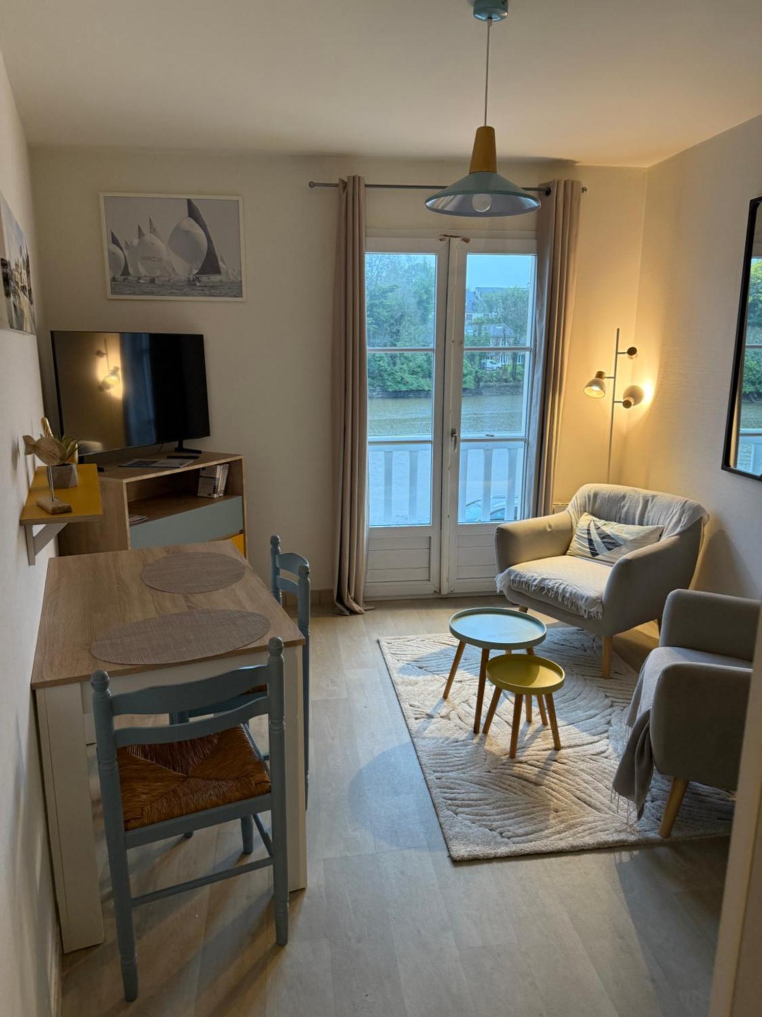 Appartement T2 Vue Sur La Riviere Avec Garage Privatif - Port De Saint-Goustan Auray Buitenkant foto